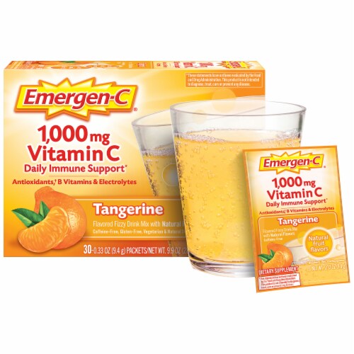 Emergen-C Vitamin C Powder Perspective: back