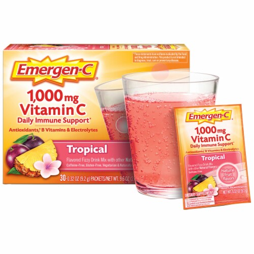 Emergen-C 1000mg Vitamin C Powder Perspective: back