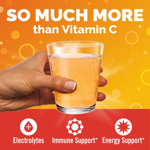 Emergen-C Vitamin C Turmeric and Ginger Immune Support Powder Perspective: back