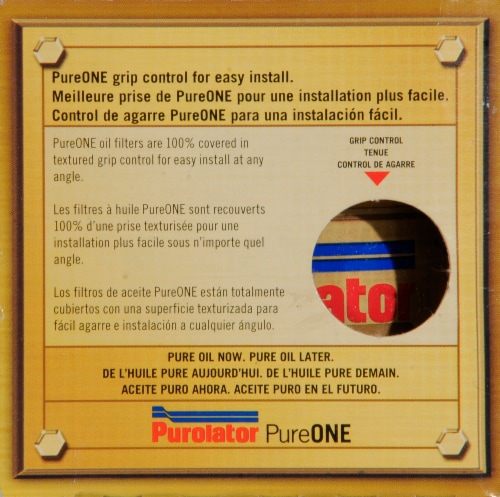 Purolator PureONE Oil Filter PL14459 Perspective: back