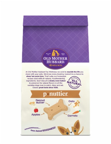 Old Mother Hubbard® P-Nuttier® Mini Baked Dog Biscuits Perspective: back
