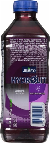 Jumex Hydrolit Grape Flavored Drink Perspective: back