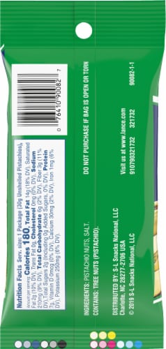 Lance Premium Pistachios Perspective: back