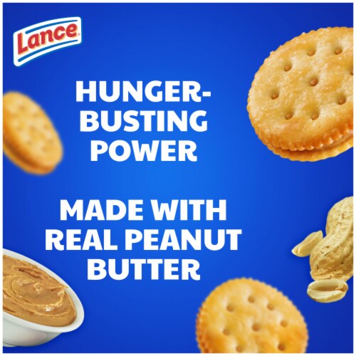 Lance® Toasty® Peanut Butter Sandwich Crackers Perspective: back