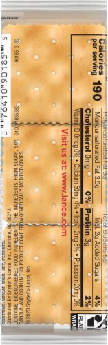 Lance® Captain's Wafers® Cream Cheese & Chives Sandwich Crackers Perspective: back