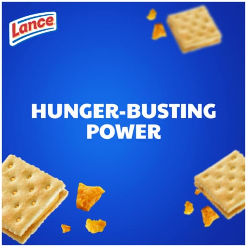 Lance Sandwich Crackers Captain'S Grilled Cheese Wafers Individual Snack Pack Perspective: back