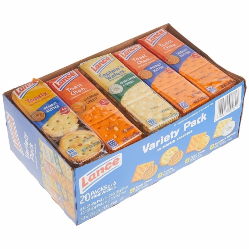 Lance Sandwich Cracker Variety Pack (40 Count) Perspective: back
