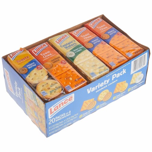 Lance Sandwich Cracker Variety Pack (40 Count) Perspective: back