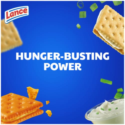 Lance® Cheese Lovers Sandwich Crackers Variety Pack Perspective: back