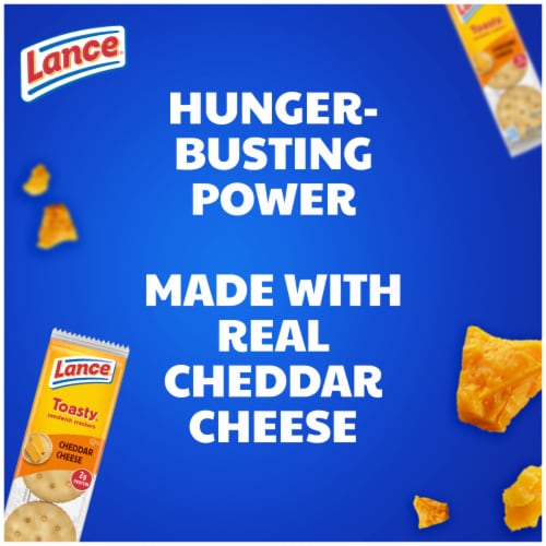 Lance® Toasty® Cheddar Cheese Sandwich Crackers Perspective: back