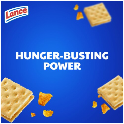 Lance Sandwich Crackers Captain's Wafer Grilled Cheese 10 Individual Packs Perspective: back