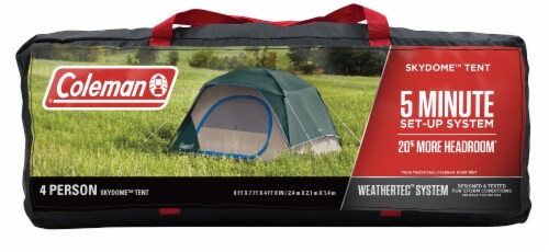 Coleman® Skydome™ 4-Person Tent - Evergreen Perspective: back