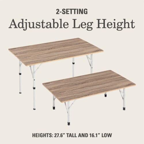 Coleman Living Collection Folding Table with Lightweight Aluminum
