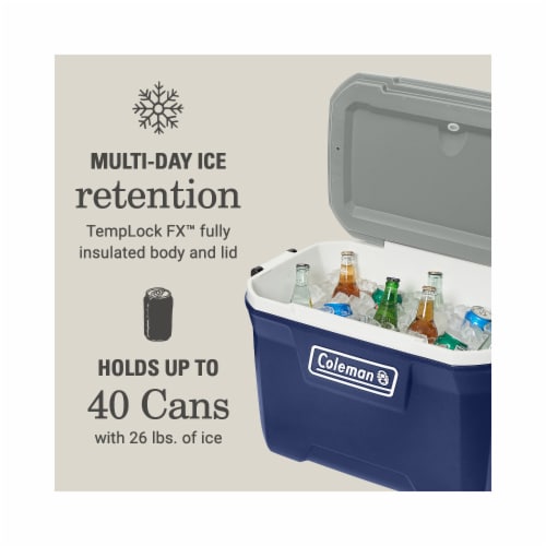 Coleman® Cooler, 52 Qt. Chest, 316 Series, Twilight Perspective: back