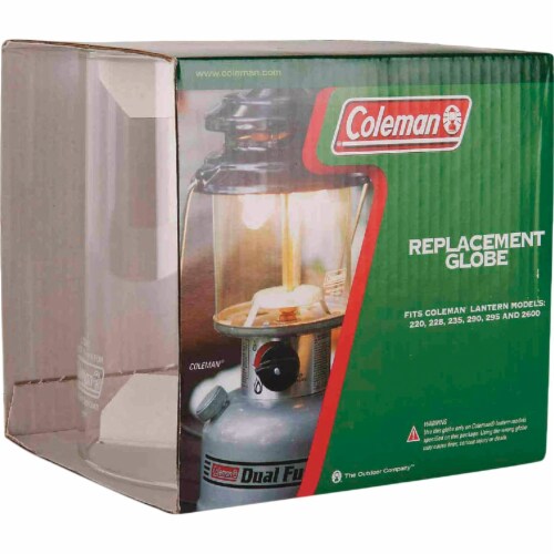 Coleman Leisure Line 3-1/8 In. H. x 3 In. Dia. Tapered Lantern Globe 5010000290 Perspective: back