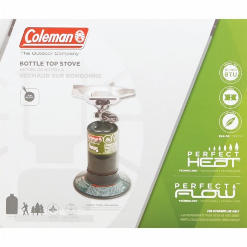 Coleman PerfectFlow 1-Burner Propane Camp Stove Perspective: back