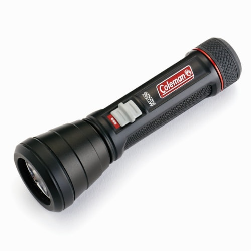 Coleman® 250-Meter LED Flashlight with BatteryGuard, Black Perspective: back
