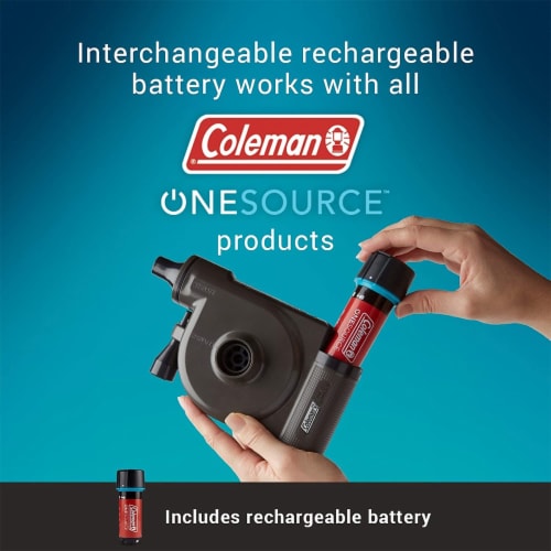 Coleman OneSource USB Air Bed Pump and Rechargeable Battery for