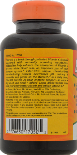 American Health Ester-C Powder Citrus Bioflavonoids 750mg Vegetarian Powder Perspective: back