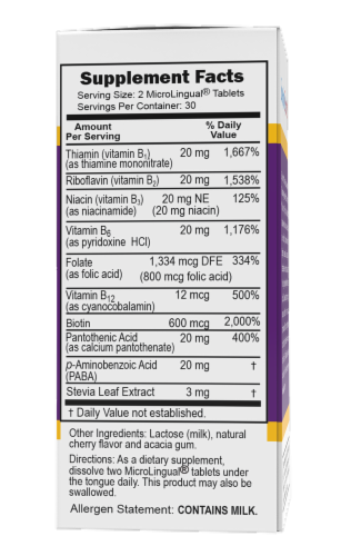 Superior Source Balance B Complex Tablets Perspective: back
