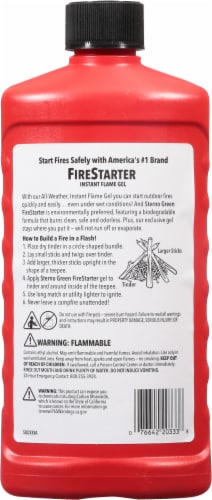 Sterno® Multi-Purpose Firestarter Instant Flame Gel Perspective: back