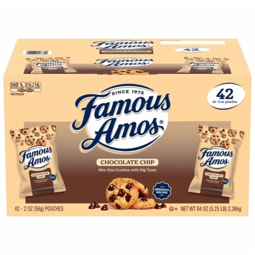 Food,Famous AMOS Cookies Perspective: back