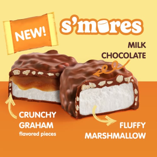 WHITMAN'S S'Mores Caramel Milk Chocolate Candy Bag Perspective: back