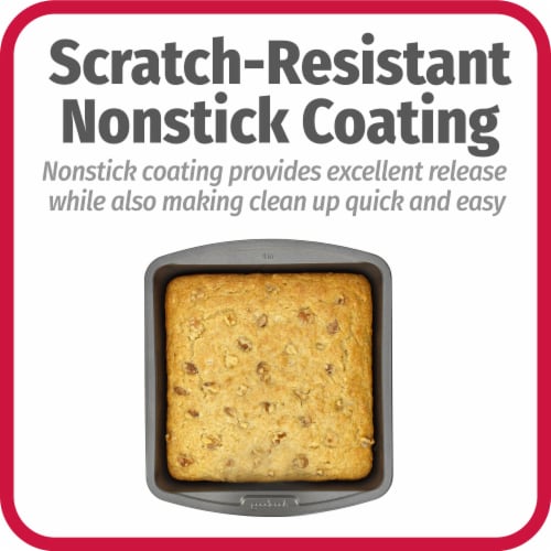 GoodCook Nonstick Square Cake Pan Perspective: back