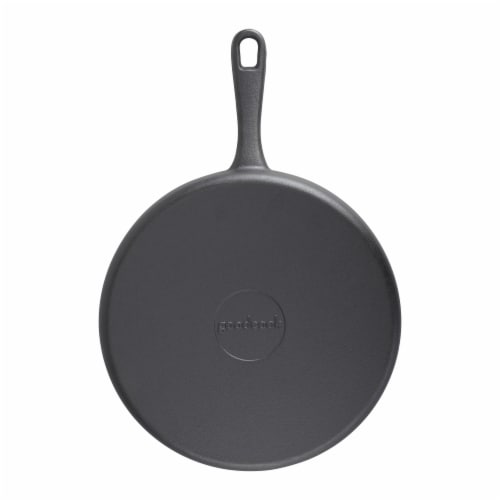GoodCook® Cast Iron Pizza Pan Perspective: back