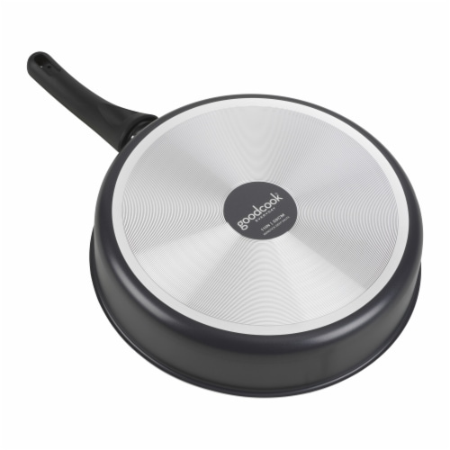 GoodCook Nonstick Aluminum 13.5'' Extra Large Frying Pan, Black