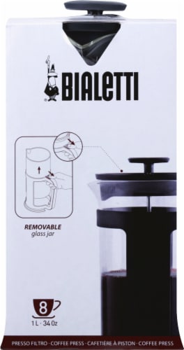 Bialetti French Coffee Press - Black Perspective: back