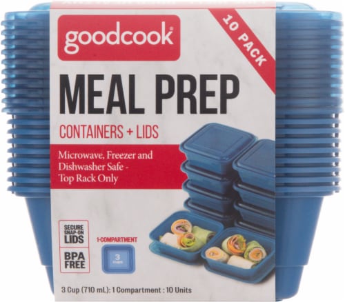 GoodCook® Reusable Meal Prep Containers & Lids Multipack Perspective: back