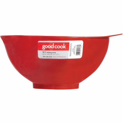 Goodcook 3 Qt. Plastic Mixing Bowl 11648 Perspective: back