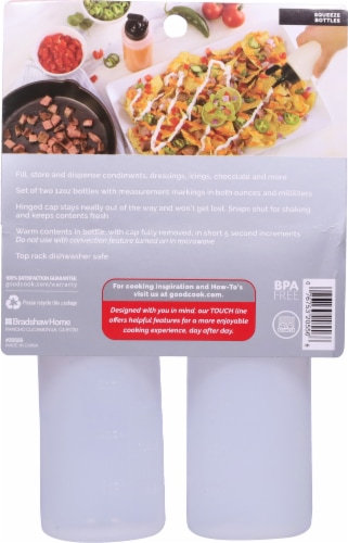 Good Cook® Squeeze Bottle Set Perspective: back