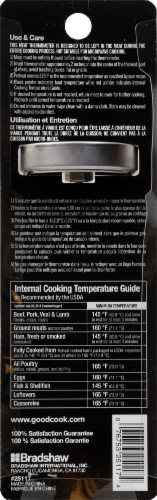 GoodCook™ Classic Stainless Steel Meat Thermometer Perspective: back