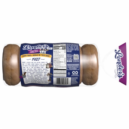 Lender's Cinnamon Raisin Swirl Bagels Perspective: back