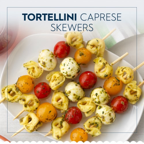Barilla® Three Cheese Non-GMO and Pantry Friendly Dried Tortellini Pasta Perspective: back