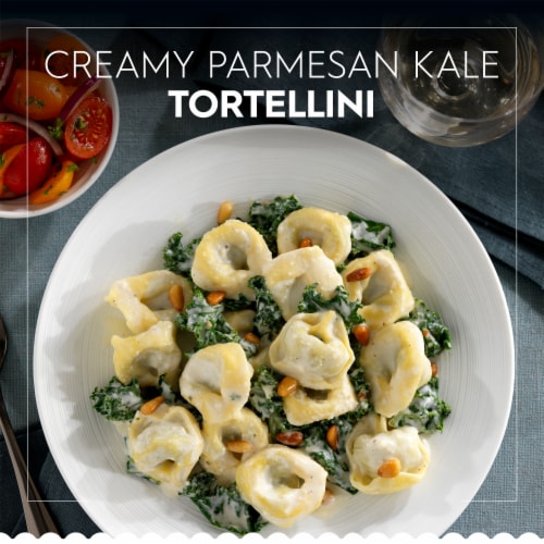 Barilla Cheese & Spinach Non-GMO and Pantry Friendly Dried Tortellini Pasta Perspective: back