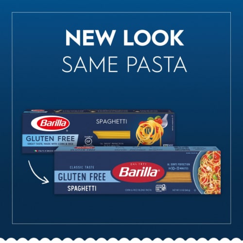 Barilla Gluten Free Spaghetti Non-GMO Project Certified Pasta Perspective: back