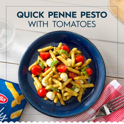 Barilla Ready Pasta Fully Cooked Non-GMO Certified Penne Pouch Perspective: back