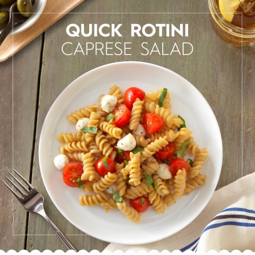 Barilla Ready Pasta Fully Cooked Non-GMO Certified Rotini Pouch Perspective: back
