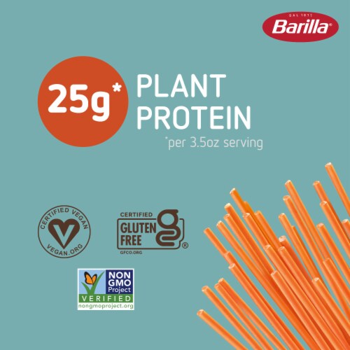 Barilla Red Lentil Spaghetti Naturally Gluten Free & Non-GMO Pasta Perspective: back