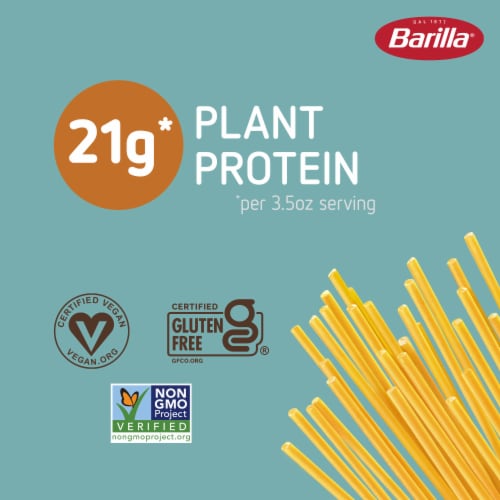Barilla Chickpea Spaghetti Naturally Gluten Free Non-GMO Pasta Perspective: back