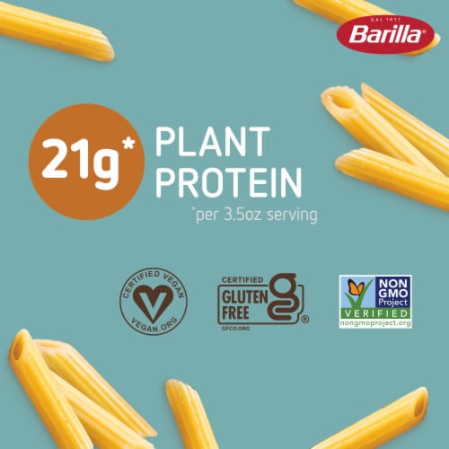Barilla Chickpea Penne Naturally Gluten Free & Non-GMO Pasta Perspective: back