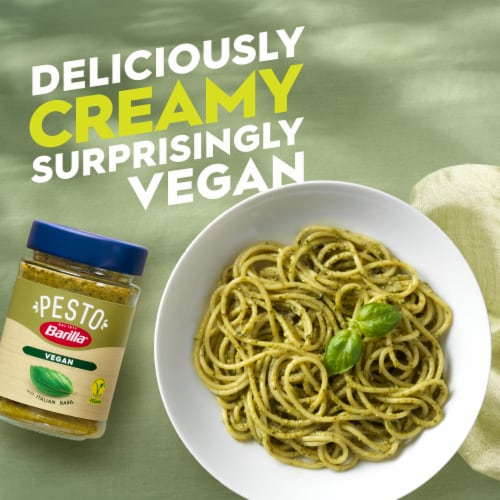 Barilla Vegan Pesto Pasta Sauce and Spread Perspective: back