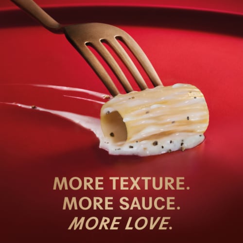Barilla Al Bronzo Mezzi Rigatoni Pasta Perspective: back