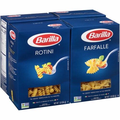 Barilla® Farfalle and Rotini Pasta Multipack Perspective: back