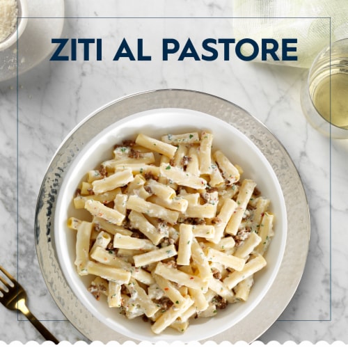 Barilla Ziti Pasta, Quality Non-GMO and Kosher Certified Pasta Perspective: back