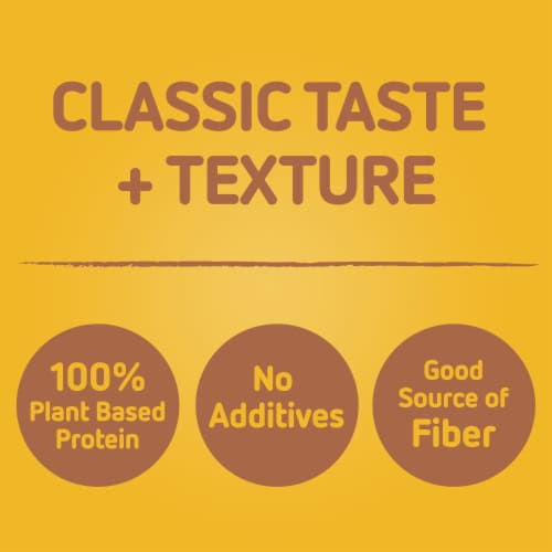 Barilla Protein+ (Plus) Penne Pasta Non-GMO and Kosher Certified Plant Based Protein Pasta Perspective: back