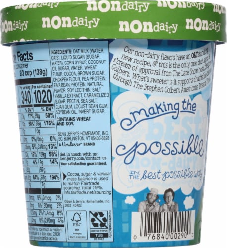 Ben & Jerry's® Americone Dream® Non-Dairy Frozen Dessert Perspective: back